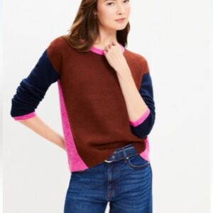 LOFT Colorblock Women's Sweater